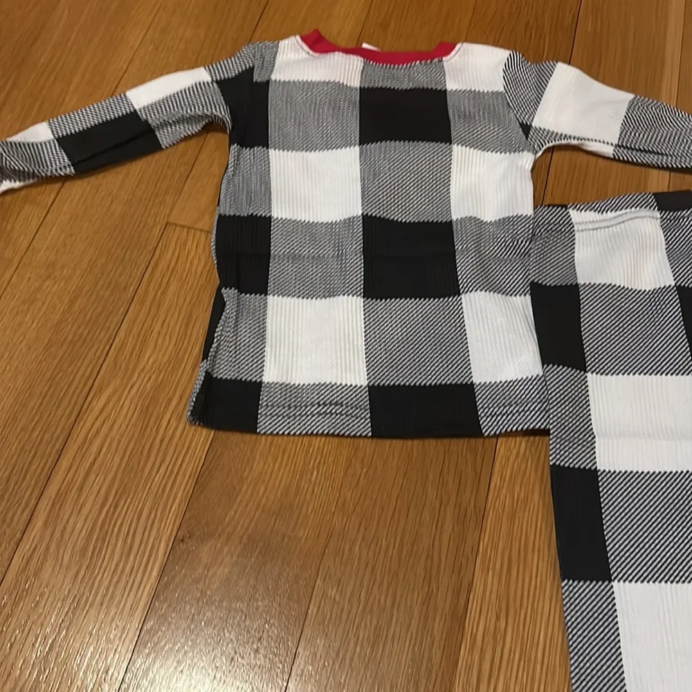 THE CHILDREN’S PLACE unisex kidsThermal Buffalo Plaid Snug Fit Cotton Pajamas